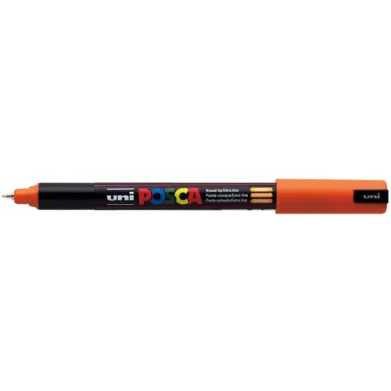 Uni Posca Verfmarker 1MR Donker Oranje  (PC-1MR-OF)