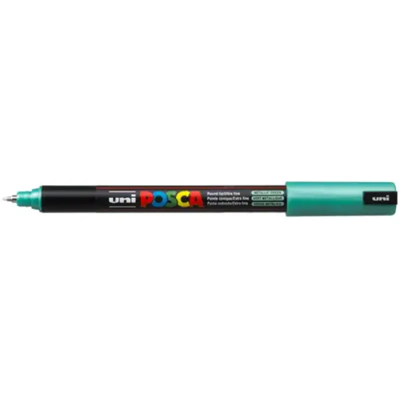 Uni Posca Verfmarker 1MR Metallic Groen (PC-1MR-VM)