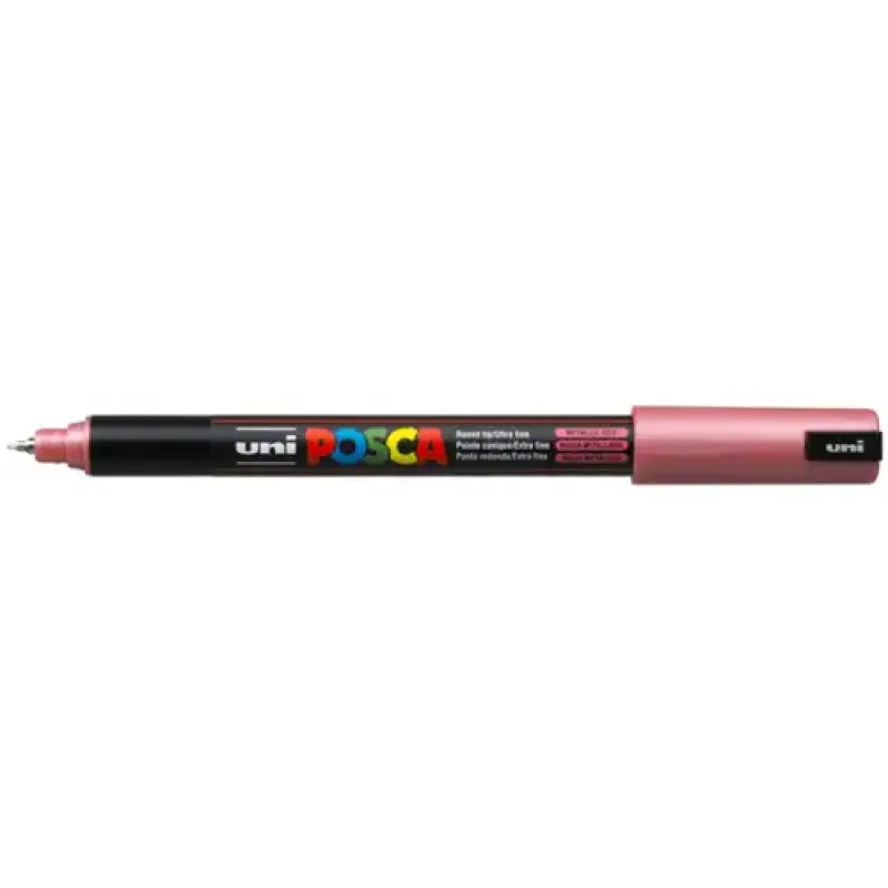 Uni Posca Verfmarker 1MR Metallic Rood (PC-1MR-RM)