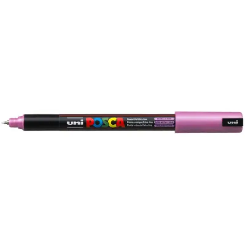 Uni Posca Verfmarker 1MR Metallic Roze (PC-1MR-REM)