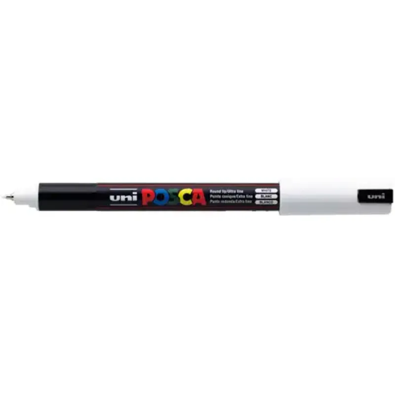 Uni Posca Verfmarker 1MR Wit (PC-1MR-BL)