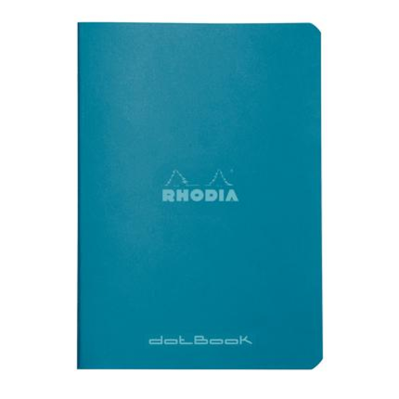 Rhodia geniet schrift Colors Pauw 7,5x12 cm - Peacock  (119105C)