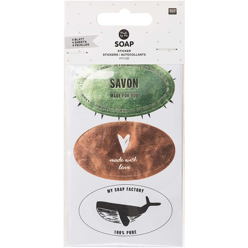 Rico-Design Made by Me hygge zeep sticker (7002.505.55)