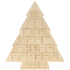 Rico-Design Advent calendar "Fir" made of wood with 24 drawers (700580)