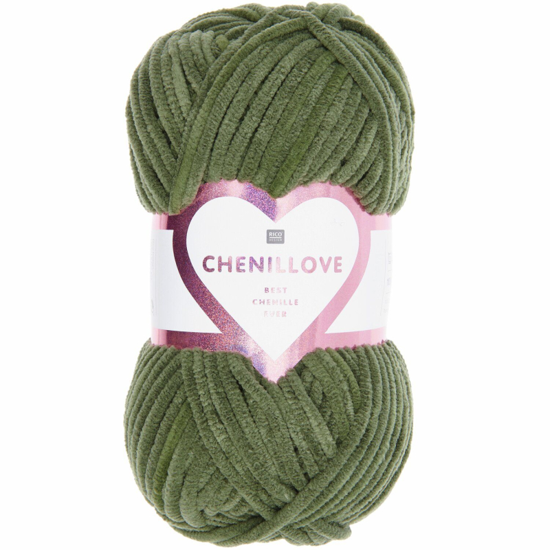Rico-Design Creative Chenillove 100g 110m – olive (383376.024)