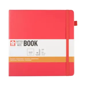 Sakura gestippeld harde kaft notitieboek 20x20 cm Pruimbloesem (94167206)