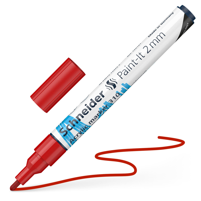 Schneider Acrylmarker Paint-It 310 2mm rood (S-120102)
