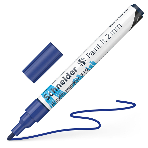 Schneider Acrylmarker Paint-It 310 2mm blauw (S-120103)