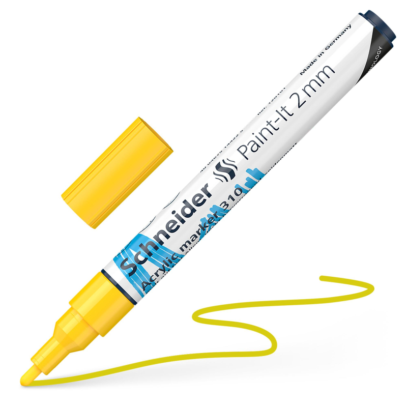 Schneider Acrylmarker Paint-It 310 2mm geel (S-120105)
