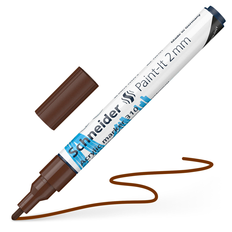 Schneider Acrylmarker Paint-It 310 2mm bruin (S-120107)