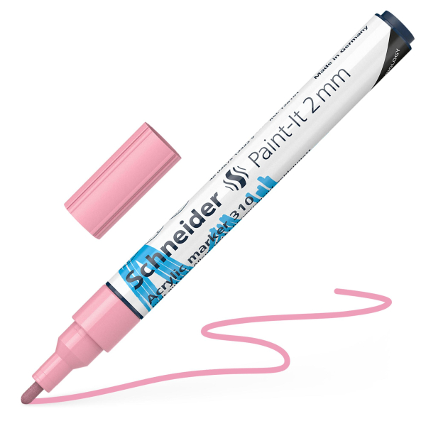 Schneider Acrylmarker Paint-It 310 2mm pastel roze (S-120129)