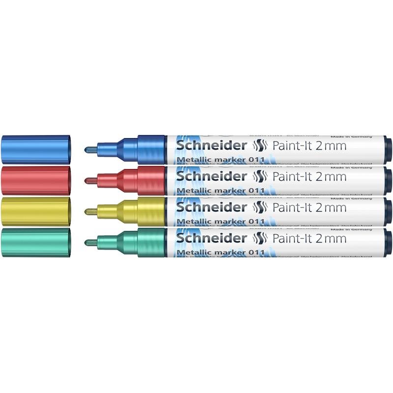 Schneider Metallic Marker Paint-It 011 2mm (4pcs) (S-ML01111502)