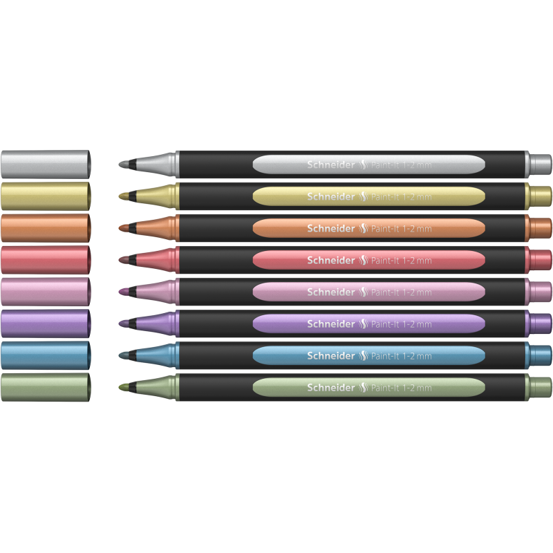 Schneider Metallic Liner Paint-It 020 1-2mm (8pcs) (S-ML02011502)