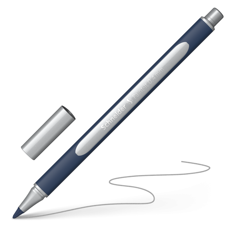 Schneider Metallic rollerball  Paint-it 050 0.4mm zilver metallic (S-ML05001007)