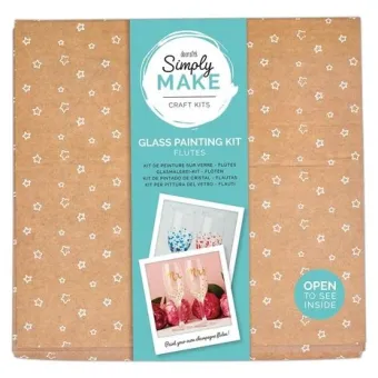 Simply Make Glass Painting Kit Flutes (DSM 105104) 