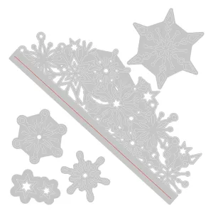 Sizzix Thinlits Snijmallen Snowflake Edge (665671)