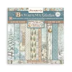 Stamperia White Christmas 8x8 Inch Papierpakket | Cristina Radovan SBBS146