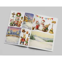 Creatief Art Snowy Bunnies Book Creative CutOuts (CCOBOEK-005)