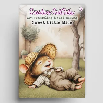 Creatief Art Sweet Little Mice Book Creative CutOuts (CCOBOEK-003)
