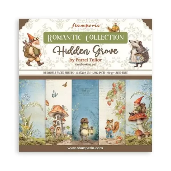 Stamperia Hidden Grove 12x12 Inch Paper Pack (SBBL168)