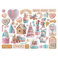 Stamperia Candy Christmas Die Cuts (46pcs) (DFLDC118)