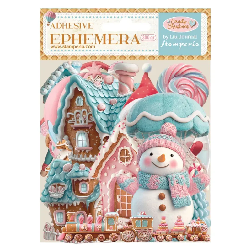 Stamperia Candy Christmas Ephemera (32pcs) (DFLCT66)
