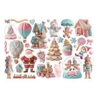 Stamperia Candy Christmas Ephemera (32pcs) (DFLCT66)