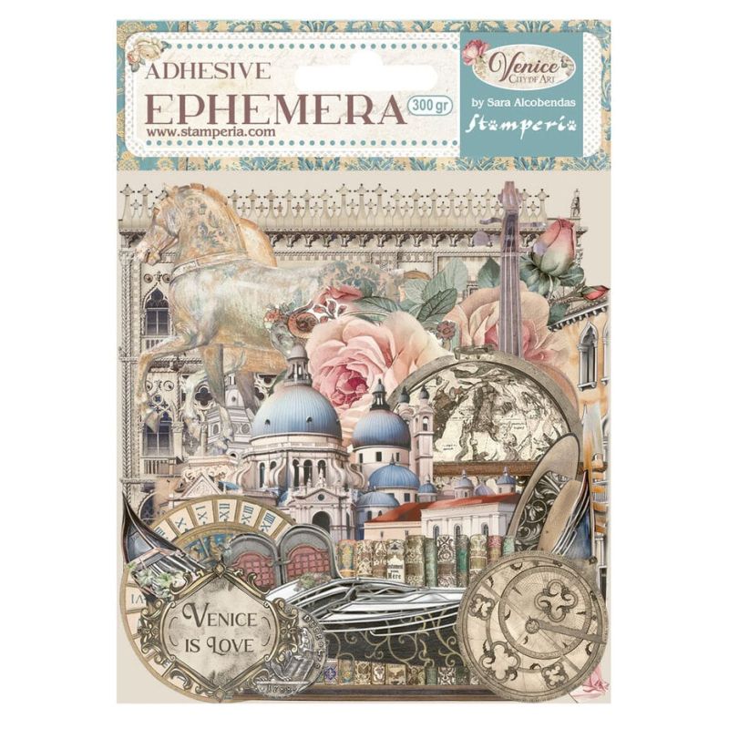 Stamperia Venice City of Art Ephemera (40pcs) (DFLCT65)