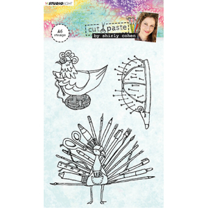Studio Light - Stamp Shirly Cohen nr. 04 Dieren STAMPSHC04