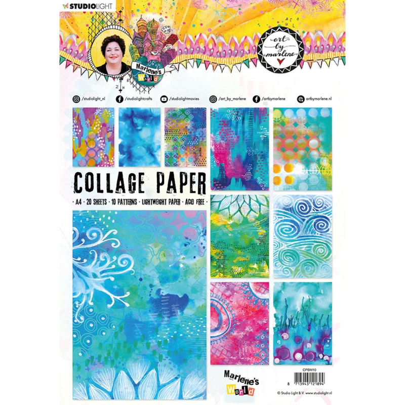 Art by Marlene Collage paper A4 (CPBM10)