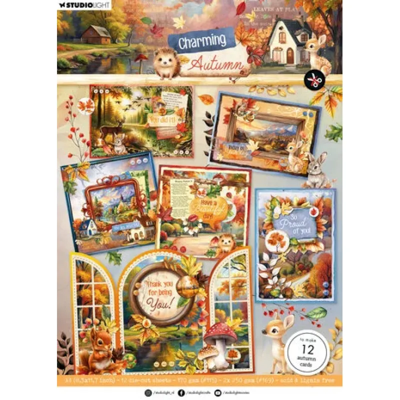 Studio Light Charming Autumn Card Making Pad (SL-CA-CMP21)