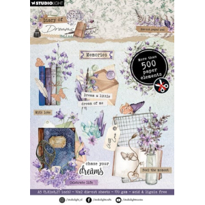 Studio Light Diary of Dreams A5 Die-cut Paper Pad (SL-DD-DCPP294)