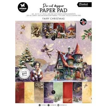 Studio Light Fairy Christmas Essentials Die-cut Paper Pad (SL-ES-DCPP344)