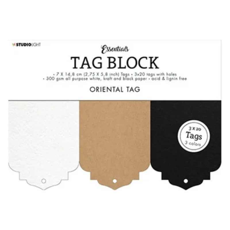 Studio Light Essentials Tag block Oriental (SL-ES-TAGBL02)