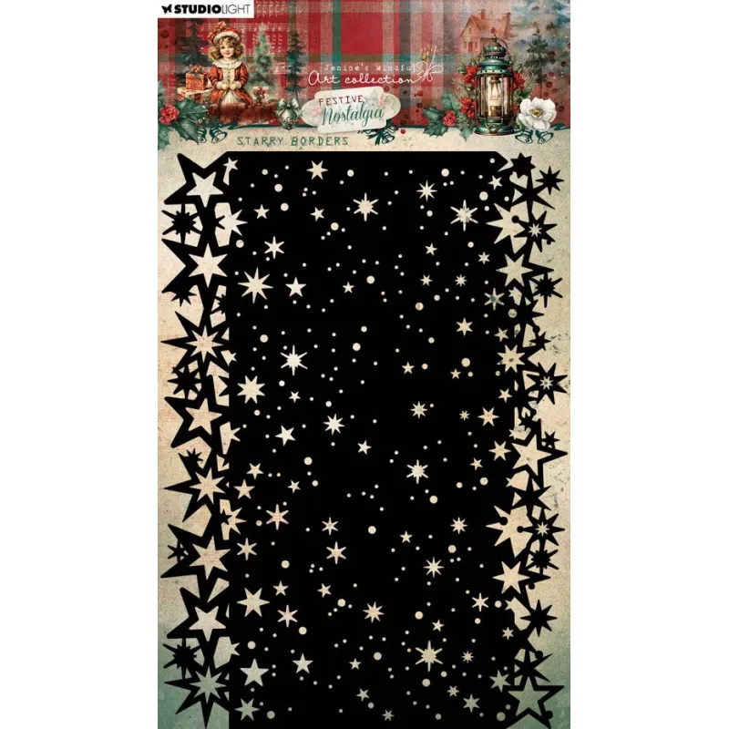 Studio Light Festive Nostalgia Mask Starry Borders (JMA-FN-Mask302)