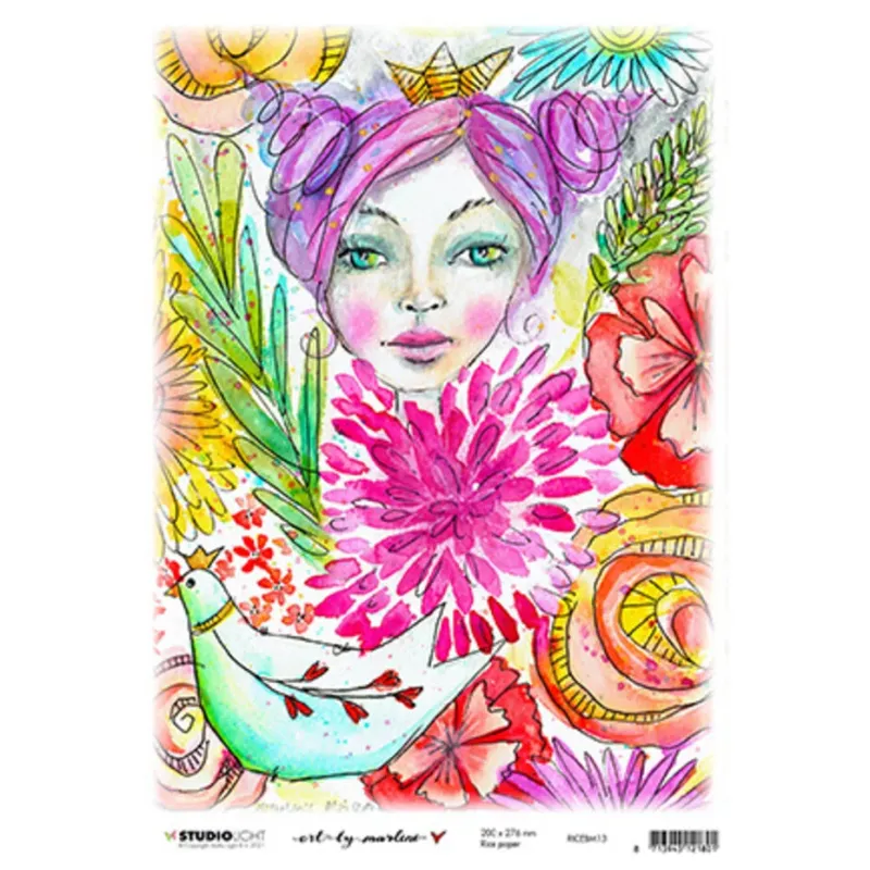 Art By Marlene Marlene's World A4 Rice Paper (RICEBM13)