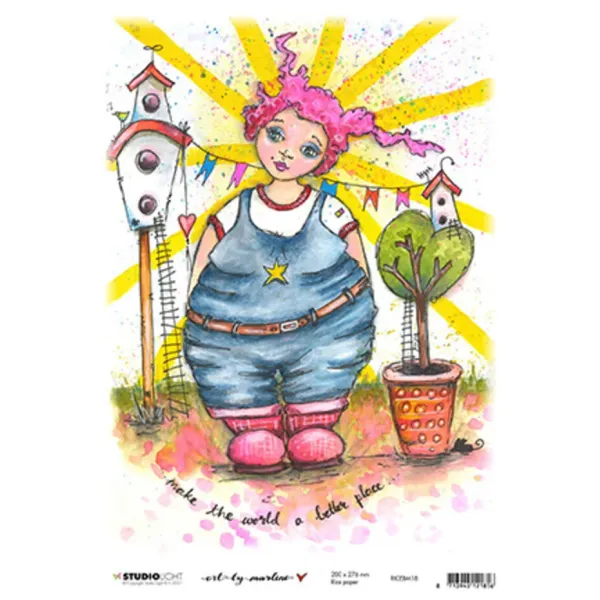 Art By Marlene Marlene's World A4 Rice Paper (RICEBM18)