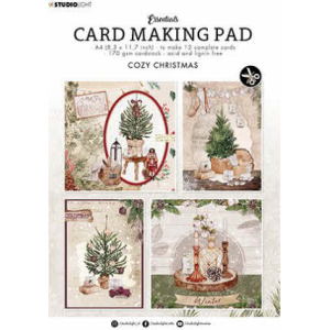 Studiolight Cozy Christmas A4 Card Making Pad (SL-ES-CMP07)
