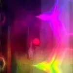 Superior 9400 - glans -  9487 rainbow hex (30x50cm)