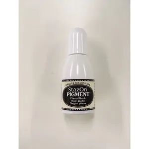 Tsukineko • StazOn Pigment Reinker Navulling Inkt Piano Black (RZ-PIG-031)