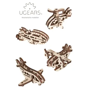 Ugears  U-Fidget 4-in-one Vliegtuigen (4820184120624)