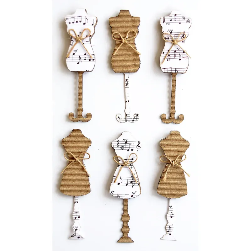 Vaessen Creative Creative Elements Tailor's Notes 6pcs (2037-810)