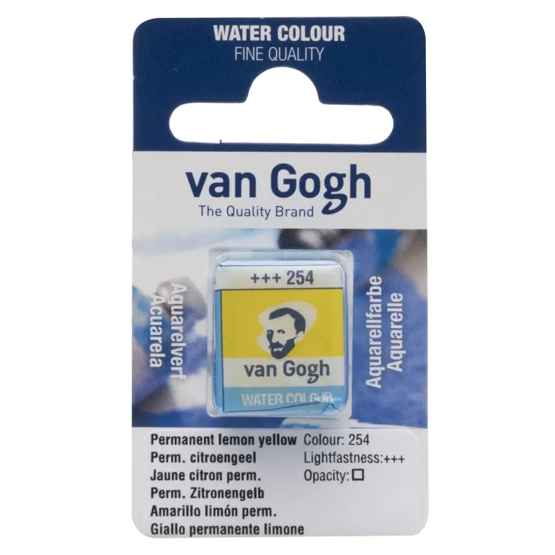 Van Gogh Aquarelverf Napje Permanent Citroengeel (Primair) 254 (20862541)