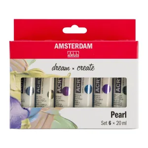 Amsterdam Standard Series acrylverf parelmoer set | 6 × 20 ml  (17820506)