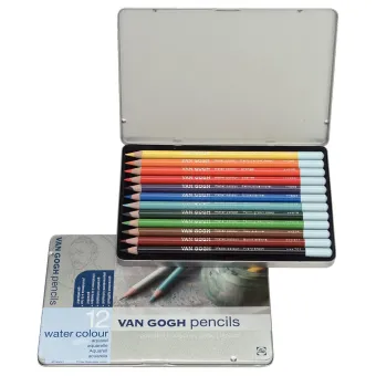 Van Gogh Starterset aquarelpotloden met 12 kleuren (97740012)