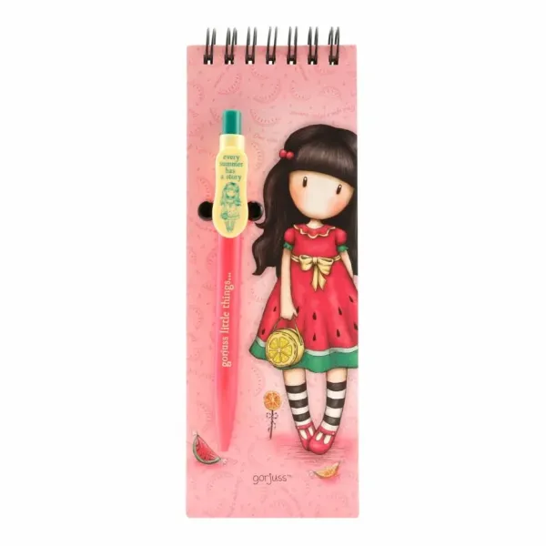 Gorjuss Every Summer Has A Story Jotter Pad With Pen (799GJ08)