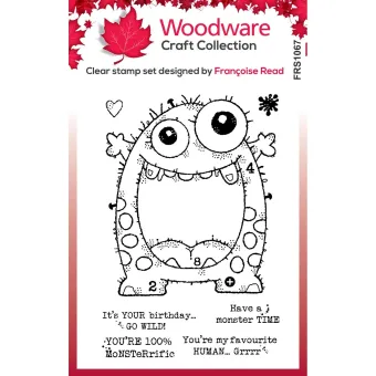 Woodware • Clear Singles Huge Monster Stamp Set (FRS1067)