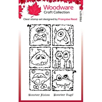 Woodware • Monster Gallery Clear Stamps (FRS1071)