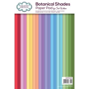 Creative Expressions Sue Wilson Paper Pad 6x8 Inch Botanical Shades (CEPP0029)