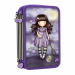 Gorjuss Pencil Case Triple Zip Filled Catch A Falling Star (607GJ15) 